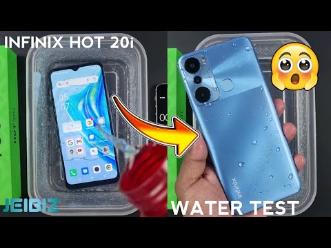 Infinix Hot 20i Waterproof Test 💦 | Hot 20i is Water Resistant Or Not?