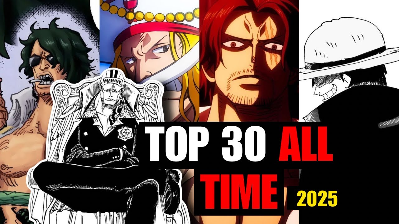 Top 30 STRONGEST Characters of All Time in One Piece