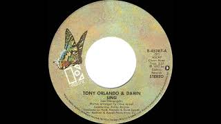 1977 Tony Orlando &amp; Dawn - Sing