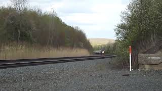preview picture of video 'Amtrak Pennsylvanian #43 entering Gallitzin Tunnels w/ 2 Private Cars and horn'