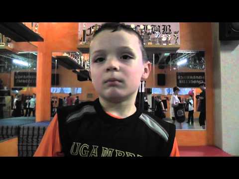 2013-03-28 Tyler Felde 6.Jahre - Statement zur Kampfschule Sugambrer Fightclub Würzburg Franken