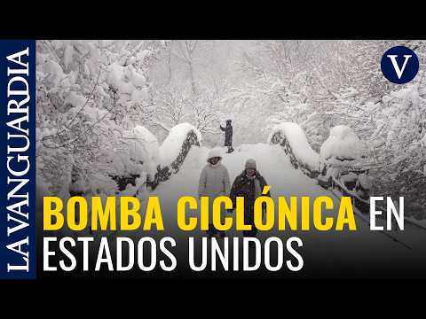 Espectaculars imatges de la gran nevada a la ciutat de Nova York
