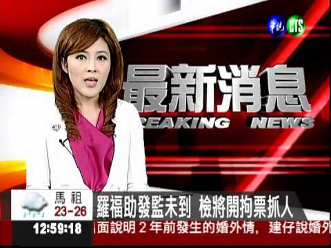 羅福助發監未到 檢將開拘票抓人