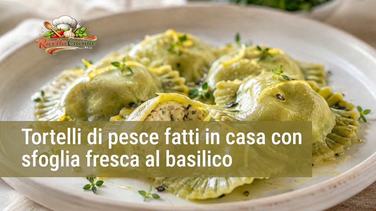 Anteprima video di Video Ricetta Tortelli di Pesce Fatti in Casa
