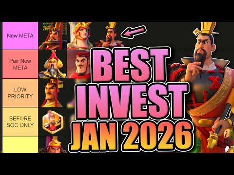 Legendäre Investitions-Tierliste [Free-to-Play & Wenig-Ausgaben – Offenes Feld] Rise of Kingdoms ...