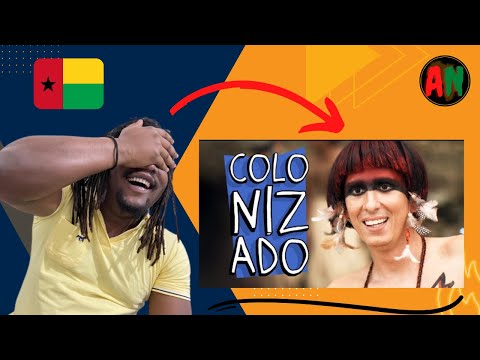 African man reacts to Porta dos Fundos - Colonized
