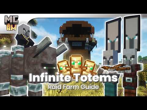 Minecraft Raid Farm Guide - How to Farm Totems of Undying | Minecraft Basic Mechanics
