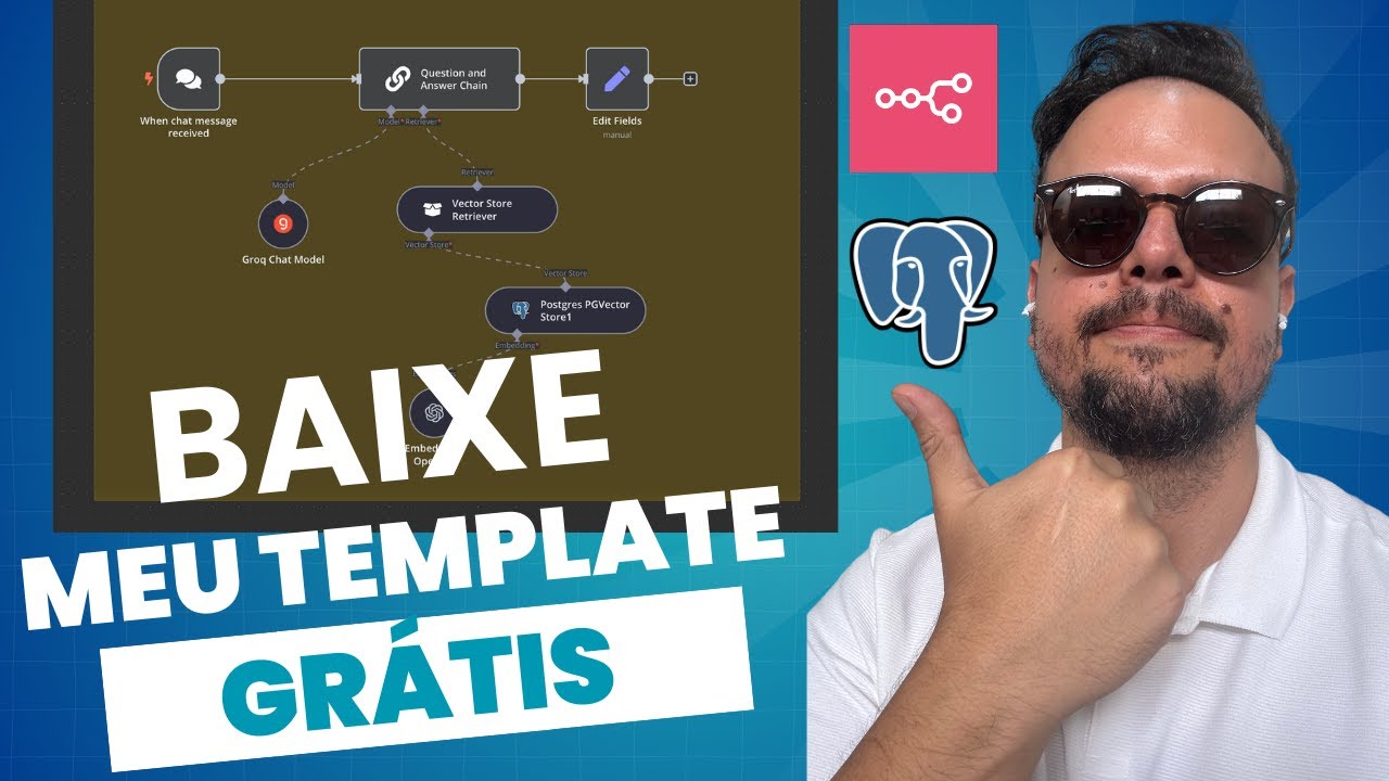 Como usar POSTGRES como Vector Store no N8N (moleza!)