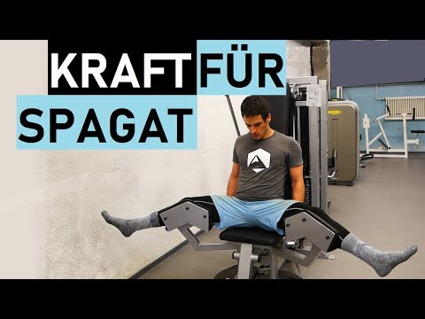 Schneller Spagat lernen durch Muskeltraining. Hilfe bei Stagnation