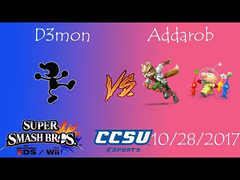 Riptide 3 - Smash 4 - D3mon (Mr. Game & Watch) vs Addarob (Fox, Olimar)