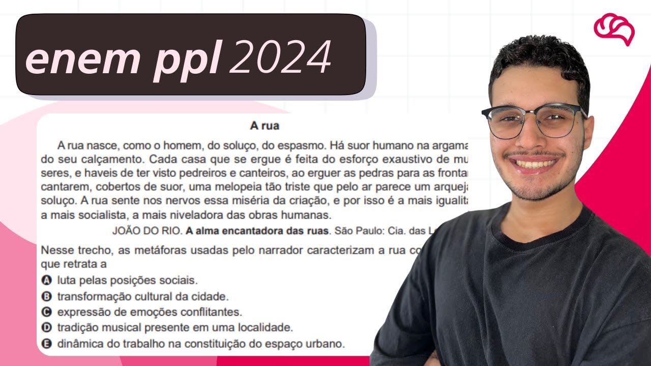Resolução em Vídeo — Questão 11 ENEM 2024 PPL