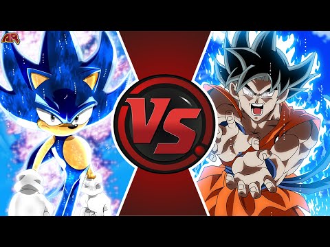 SONIC vs GOKU! ANIME MOVIE! (Sonic The Hedgehog vs Dragon Ball Super) Cartoon Fight Animation