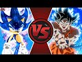 SONIC Vs GOKU ANIME MOVIE Sonic The Hedgehog Vs Dragon Ball Super Cartoon Fight Animation