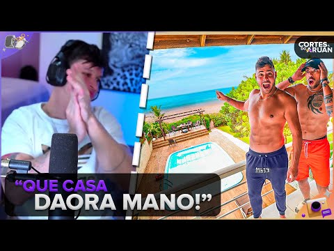 ARUAN REAGE: ESSA É NOSSA NOVA CASA NA PRAIA (RENATO GARCIA) - Cortes do Aruan