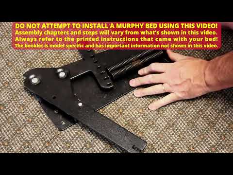 BredaBeds Murphy Wall Bed Instructional Video