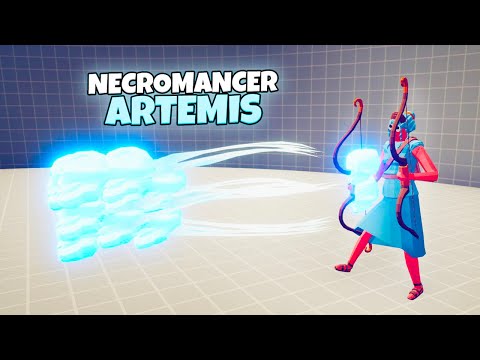 NECROMANCER ARTEMIS vs EVERY FACTION | TABS Totally Accurate Battle Simulator Gameplay