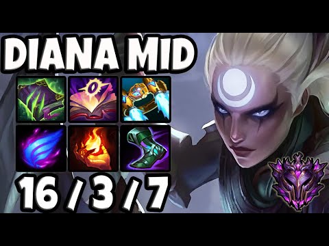 DIANA vs SYLAS [ MID ] Ranked Master Korea Patch 11.3 ✅