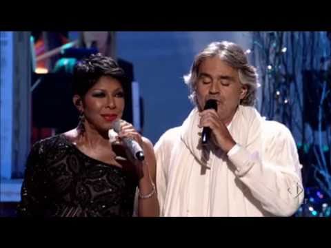 Natalie Cole & Andrea Bocelli sing the Christmas Song