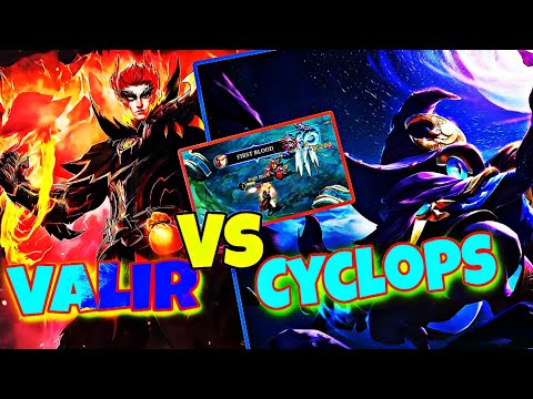 MLBB - Valir vs Cyclops | First Blood | Early Game | Valir God