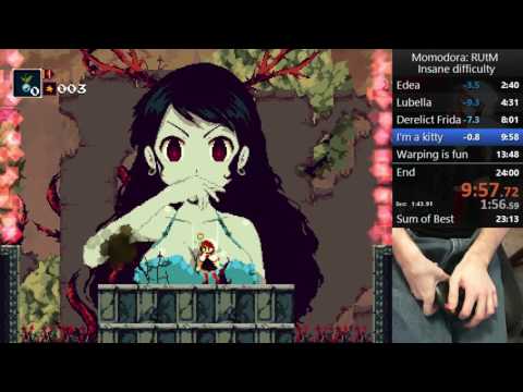 Momodora: RUtM Any% Insane Difficulty Speedrun in 23:54 RTA