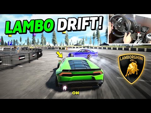 Who said you can't drift a Lambo?