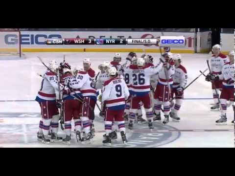 Nicklas Backstrom Shootout GWG Mar 24 2013 Washington Capitals vs New York Rangers NHL