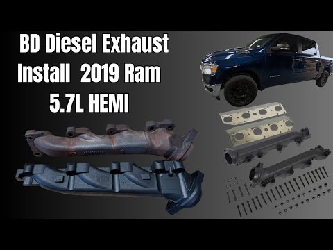 RAM 1500 BD Diesel Exhaust Manifolds Install (2019+ 5.7L HEMI)