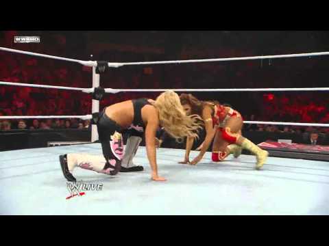 Raw  Eve vs. Natalya - Divas Championship Lumberjill Match
