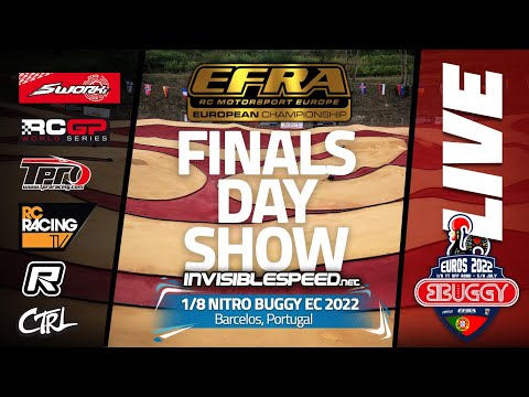 EFRA 1/8th Nitro Buggy Euros 2022 - Finals Show!!