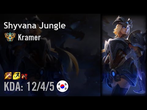 Shyvana Jungle vs Graves - Kramer - KR Challenger Patch 6.16
