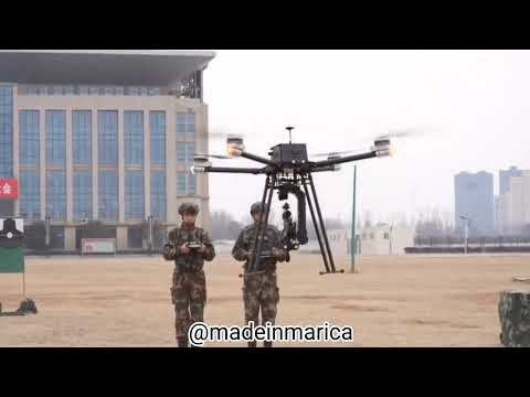 INCRÍVEL ESSE DRONE COM FUZIL EMBUTIDO !!