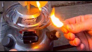Coleman Premium Dual Fuel Lantern - What not to do!