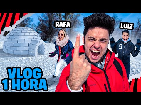 SOBREVIVENDO 48 HORAS NA NEVE! (VLOG DE 1 HORA)