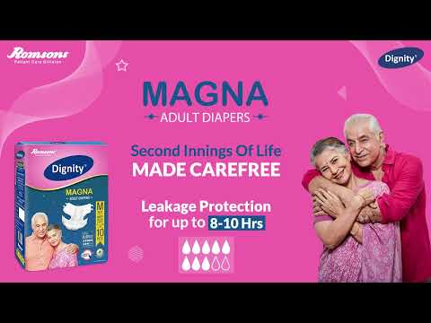 Dignity Magna Adult Diapers, Medium