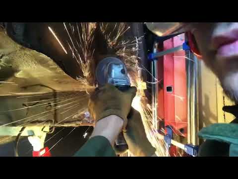 Classic mini restoration-heel board, rear wheel arch and valance