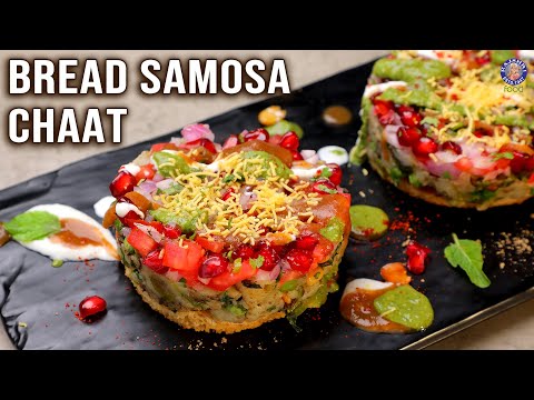 Quick Bread Samosa Chaat Recipe | Easy Chaat Using Bread & Samosa |Recipes For Party, Guests,Weekend