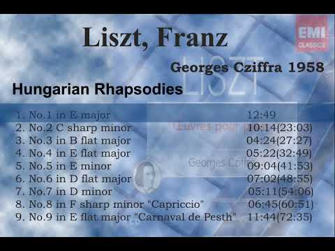 Liszt Hungarian Rhapsodies I (Georges Cziffra 1958)