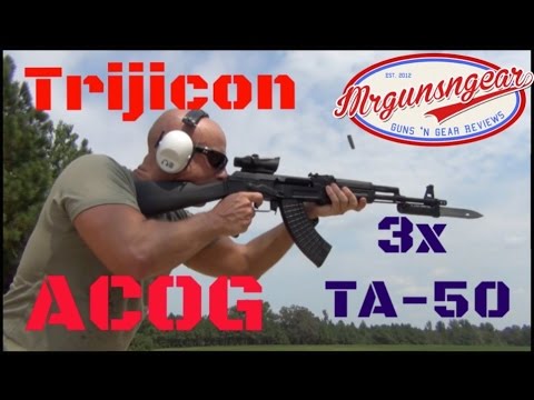 Trijicon TA50 3x24 ACOG With 7.62x39 Reticle: Best AK-47 Combat Optic? (HD)