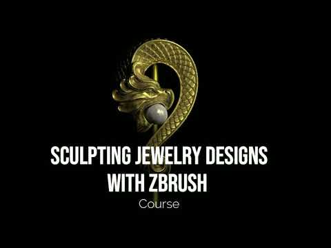 Sculpting Jewelry Designs in ZBrush Course