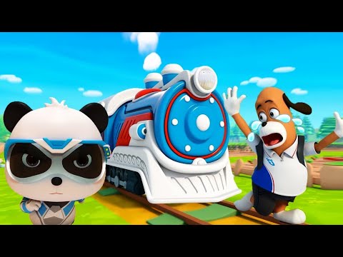 Capa de Baby Bus- Super equipe de resgate no Ferrovia