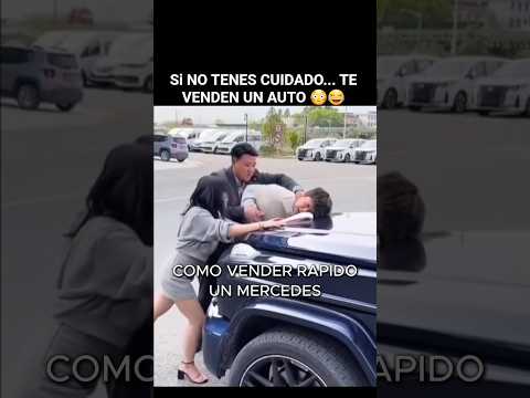 SI NO TENES CUIDADO.. TE VENDEN UN AUTO 😳😂 #cars #motorsport #mercedes #f1