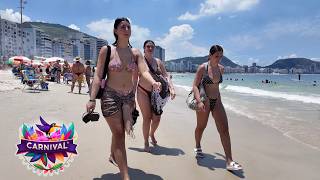 Copacabana Beach Summer 2026 | 🇧🇷 Brazilian Walking Tour Rio de Janeiro Brazi