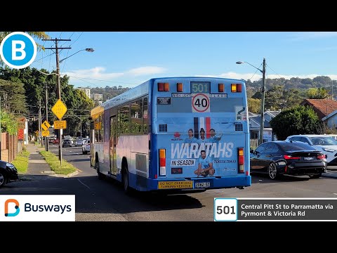 Busways North West Ryde 2082 ST Volvo B12BLE Euro 5 Custom Coaches CB60 EVOII Bus ride.