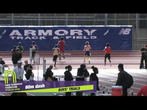 Boys 60m Heat 6 - New Balance Indoor Nationals 2012