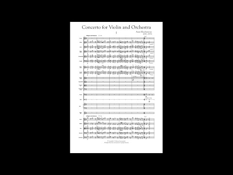 Aram Khachaturian - Violin Concerto (Audio + Full Score)