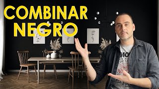 🎨 Los 12 COLORES que mejor COMBINAN con NEGRO (Decoración en negro)