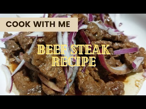 Beef Steak Recipe | Filipino Beef Steak