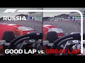 Good Lap Vs Great Lap With Pierre Gasly | Russian Grand Prix