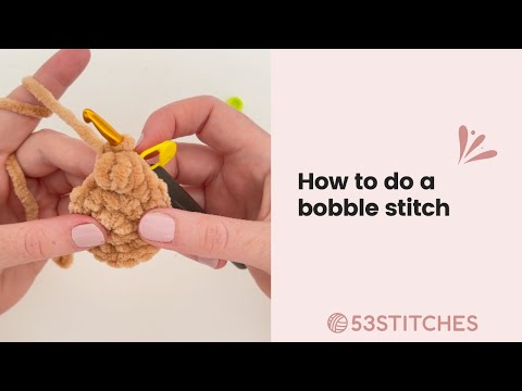 How to create a bobble stitch