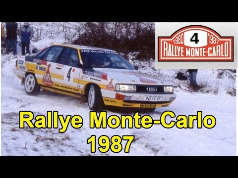 Rallye Monte Carlo 1987, Audi 200 Quattro vs. Lancia Delta HF 4WD